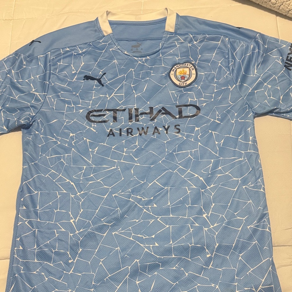 Puma Manchester City Sky Blue Football Shirt